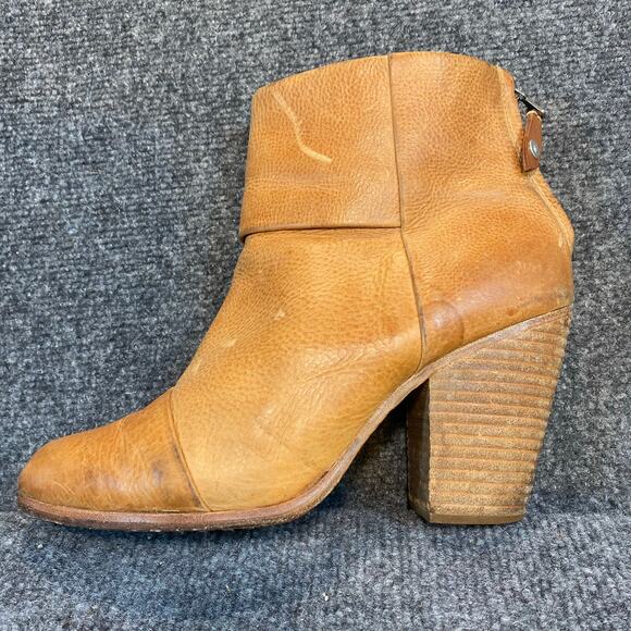 rag & bone Shoes - Rag & Bone Newbury Ankle Boot Bootie CAMEL TAN Leather Womens 41 US 10.5 $450